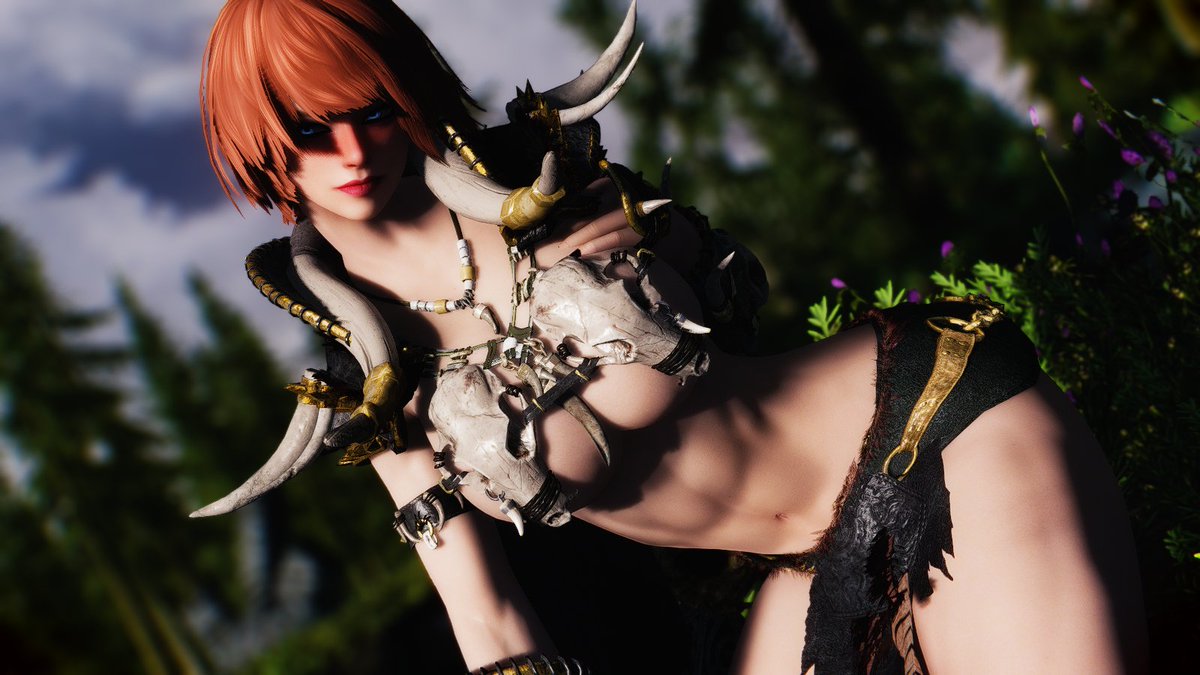FutaNemesislol's tweet photo. #SkyrimSE #Skyrim #nsfw #SkyrimNSFW #SkyrimMods 
1/2
For those that download my follower Aiko. Go download her again if you want some cool Axes. Safe to install during your playthrough 
https://t.co/c14BevEQE1 https://t.co/lWQcaSziSH