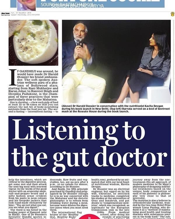 kavitadevgan's tweet photo. #repost A lovely column in Mail Today on Dr Harald Stossier and my conversation with him during the Tasting India Symposium held in Delhi way back in 2018… 
Some interesting conversations stay with you…
#sloweating https://t.co/IaYagFa1Zq