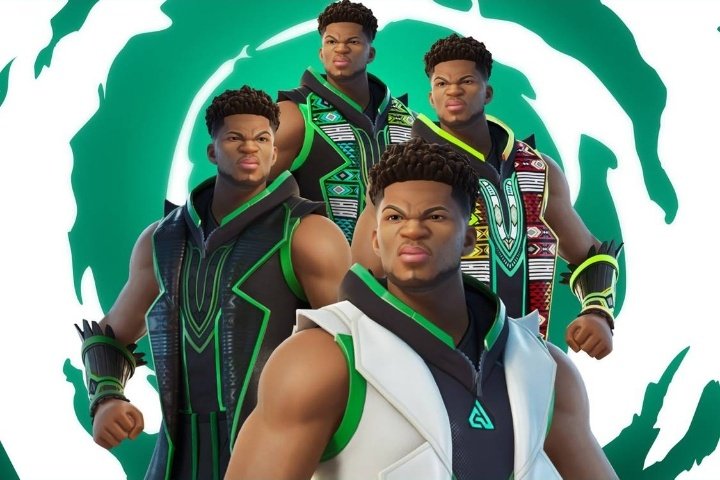 Arbustileaks's tweet photo. En los próximos días antes del año nuevo llegará una colaboración con el basquetbolista griego Giannis Antetokounmpo

Está es la Skin y sus estilos filtrados del jugador de los Milwaukee Bucks https://t.co/3rCSmoUlOz