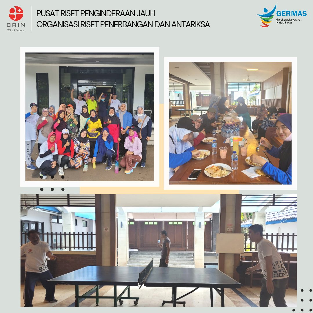 #SobatInderaja hari ini, Jum'at (23/12) para pegawai PRPJ kembali melaksanakan olahraga bersama. Setelah berolahraga, para pegawai bersilaturahmi dan makan bersama menutup kegiatan GERMAS terakhir di thn 2022. Sampai bertemu kembali &amp; tetap jaga kesehatan yaa #SobatInderaja !