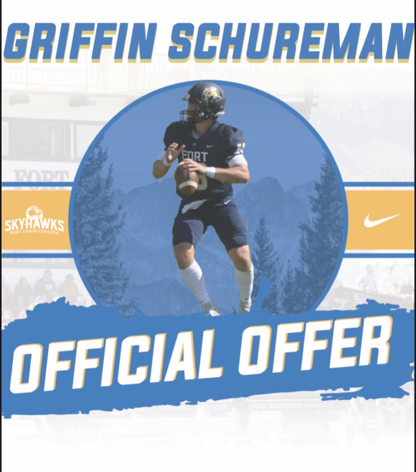 g_schureman's tweet photo. I want to thank @TheFortFootball and @FLCCoach_Fields for the offer to continue to play the game I love. https://t.co/X0iQqaTT1S