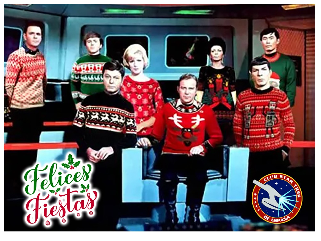 Los que formamos este Club queremos desearos Felices Fiestas a todos. Que este año 2023 sea largo y próspero, según deseaba siempre el sr. Spock.