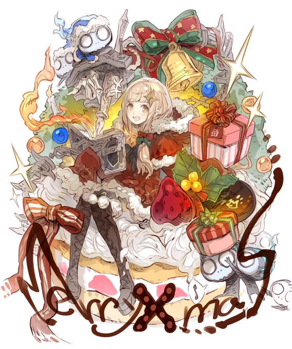めりくりずきんちゃん明日はおっきいケーキ買って来てもイイ日です#シノアリス 