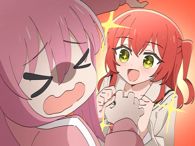 目を合わせられないぼっちちゃん #ぼっち・ざ・ろっく 