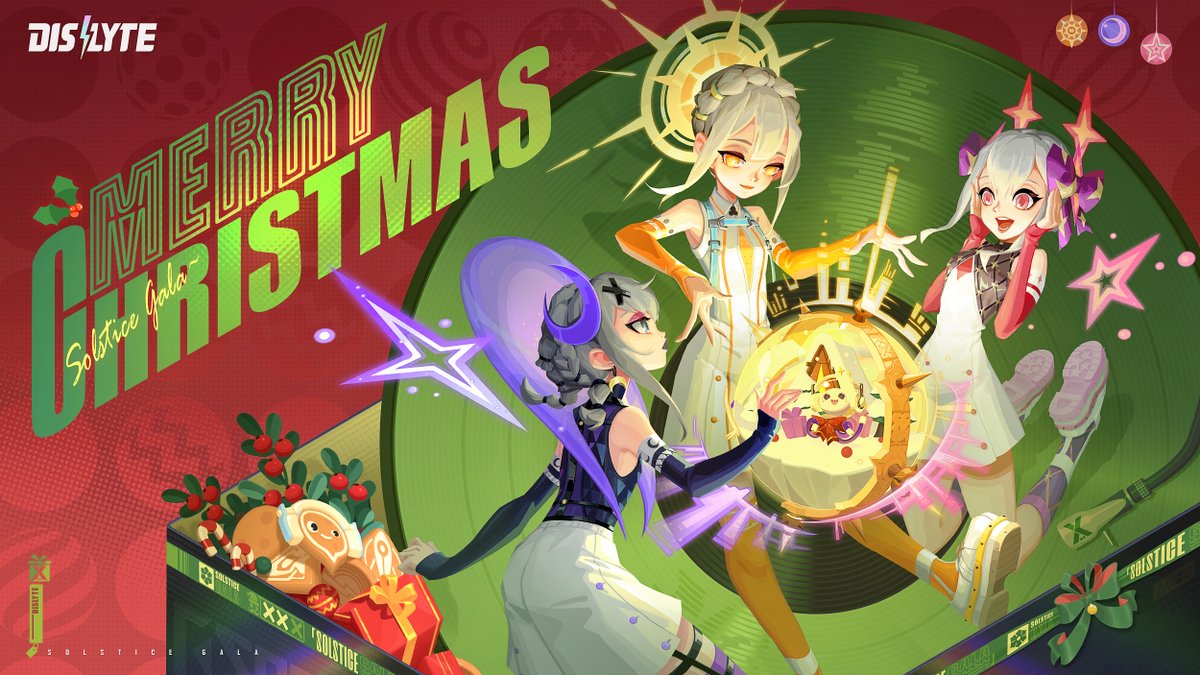 dislyte's tweet photo. #MerryChristmas from the whole #Dislyte team! We hope you'll enjoy celebrations with your loved ones. Here is a gift for you:

Gift Code: Christmas2022
Validity:  2022/12/24 0:00 - 2023/1/2 0:00 UTC+0
Rewards：Nexus Crystal x200, Stamina Supply Pack (Limited) x1, Epic Abilimon x1 https://t.co/BM9G9fqf5I