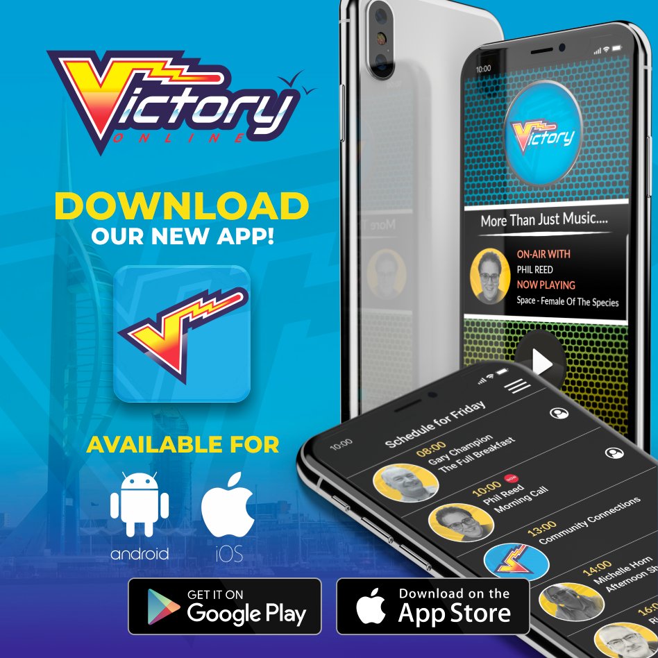 Victory Online (@victoryonlineuk) on Twitter photo Joining <a href="/thekrack/">Phil Reed, also known as Phil McCrackin</a> on #morningcall from 10:20 today (23rd Dec) will be <a href="/pn_mark_waldron/">Mark Waldron</a> the editor of <a href="/portsmouthnews/">The News, Portsmouth</a> .We will be chatting about <a href="/portsmouthtoday/">Portsmouth City Council</a> , #SouthseaCinema & our look back at some of the stories & events from 2022.
Listen on DAB+ in #portsmouth
#victory Joining <a href="/thekrack/">Phil Reed, also known as Phil McCrackin</a> on #morningcall from 10:20 today (23rd Dec) will be <a href="/pn_mark_waldron/">Mark Waldron</a> the editor of <a href="/portsmouthnews/">The News, Portsmouth</a> .We will be chatting about <a href="/portsmouthtoday/">Portsmouth City Council</a> , #SouthseaCinema & our look back at some of the stories & events from 2022.
Listen on DAB+ in #portsmouth
#victory