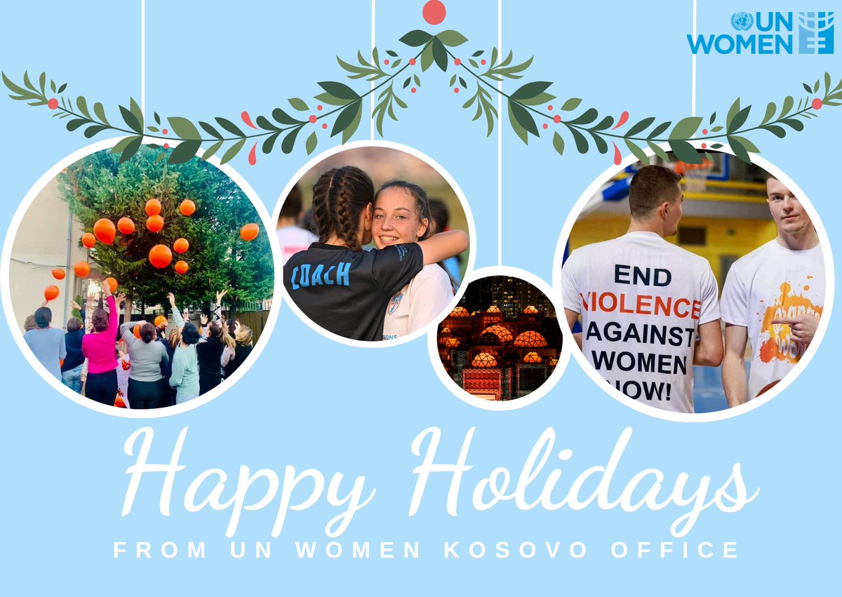 Happy Holidays from UN Women Kosovo Office!

Let's make gender equality a lived reality for all women and girls in 2023!