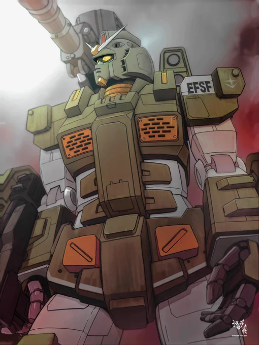 #gundamfanartフルアーマーガンダムトレンドにあがってたんで 
