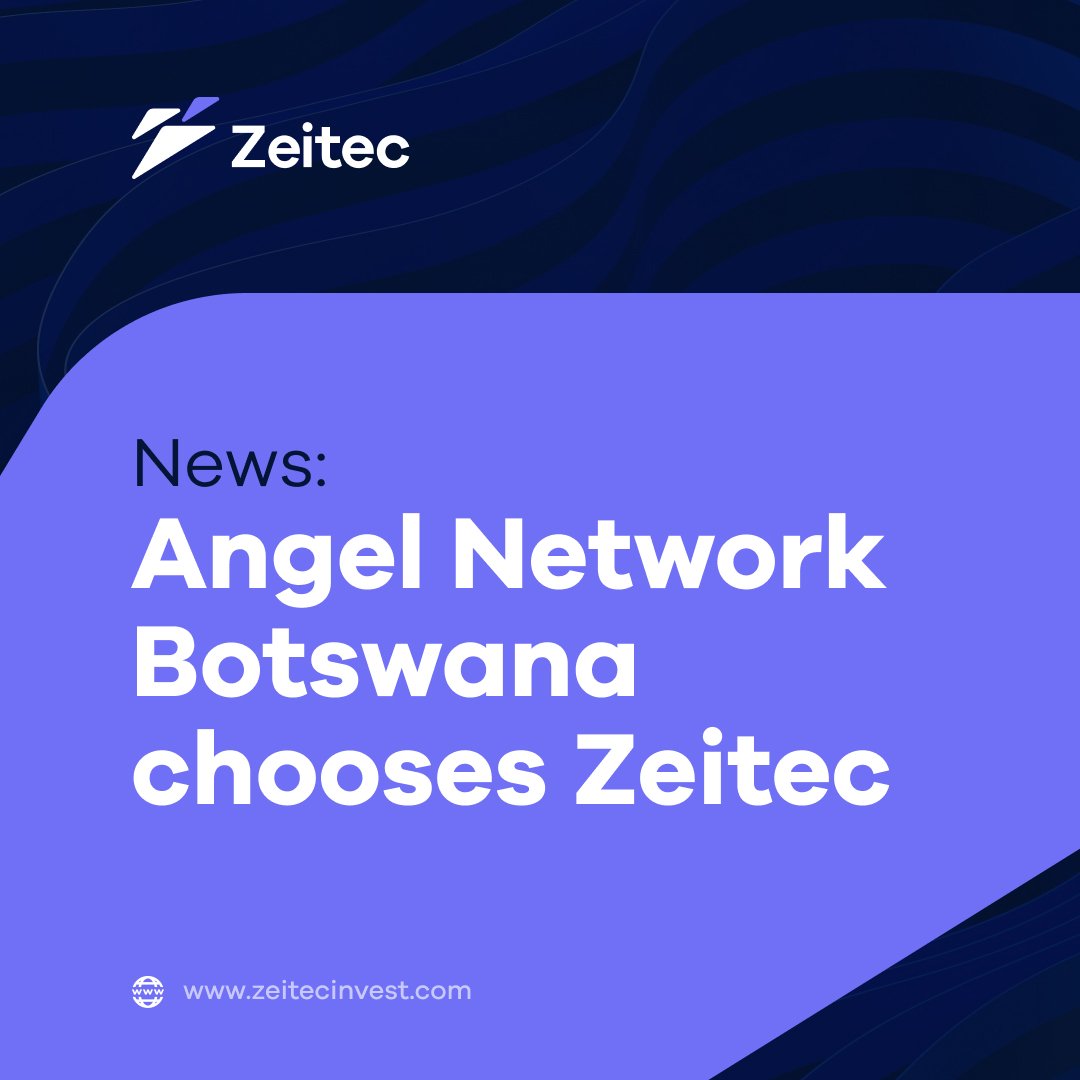 We are excited to announce that Angel Network Botswana (ANB) has selected Zeitec as their official asset manager.  ANB is a group of experienced, accredited investors based in Bostwana that supports early-stage startups. 

#assetmanager #angelinvestorsafrica #Botswana