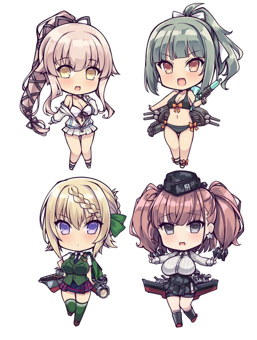 【冬コミ情報】新作グッズ2はSD軽巡洋艦アクリルキーホルダーです!納期の都合で普段より種類少なめですがその分こだわりの仕上げにしました!過去作も当日持ち込む予定です(70mm×70mm:各500円) 