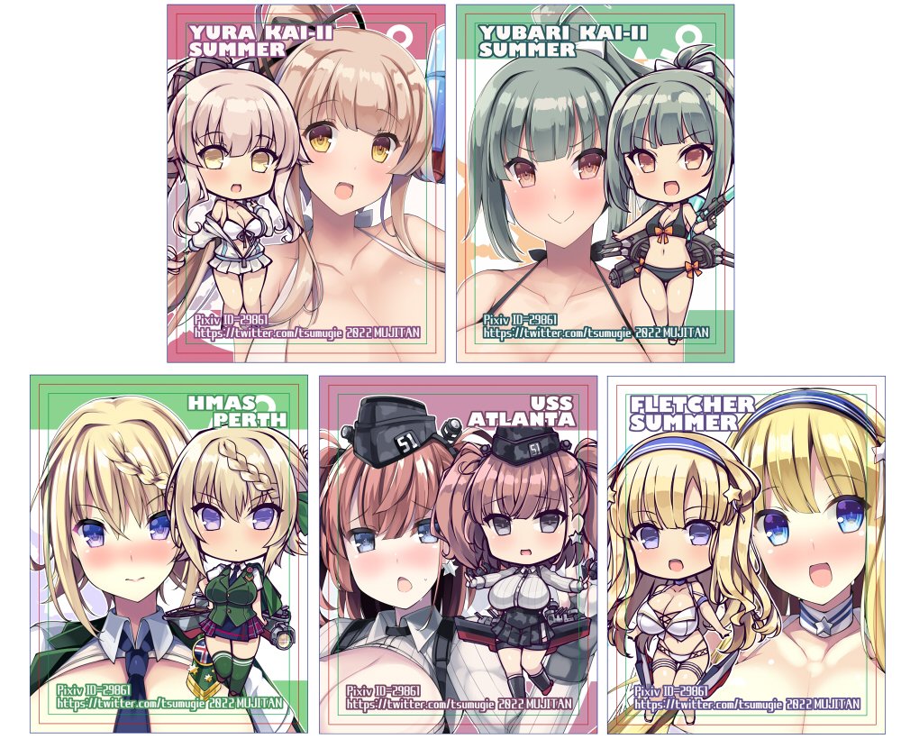 【冬コミ情報】新作グッズ2はSD軽巡洋艦アクリルキーホルダーです!納期の都合で普段より種類少なめですがその分こだわりの仕上げにしました!過去作も当日持ち込む予定です(70mm×70mm:各500円) 