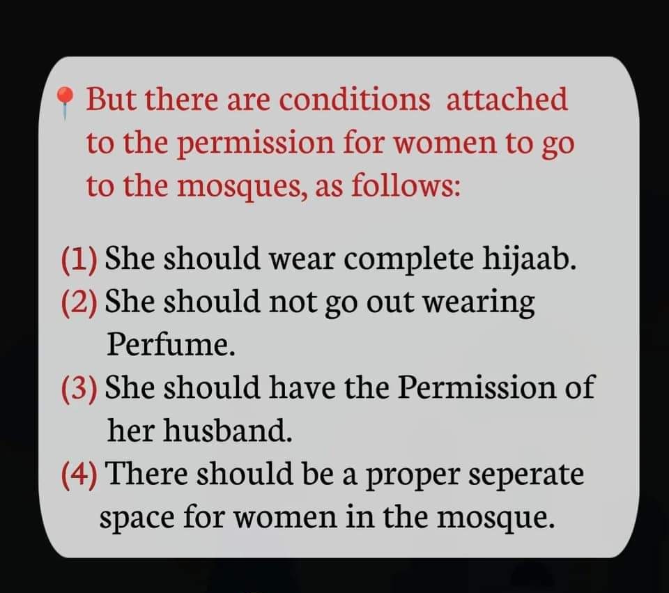 ● Is It Permissible For A Woman To Go To The Masjid.?

● Spread the knowledge..📚 https://t.co/du7LJ7...
