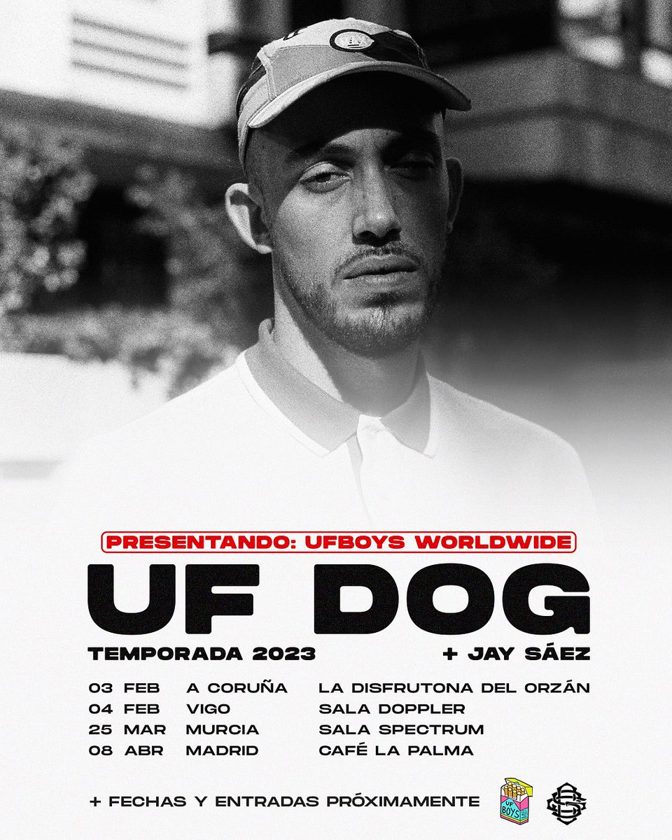Ufboys Worldwide Tour junto a mi hermanito <a href="/jaysaezmusic/">Jay Saez</a> e invitados muy especiales. 

¿En que ciudad quieres escucharnos?

Déjate un Rt y un ❤️, que las salas no se llenan solas, ni los músicos comemos aire🫡