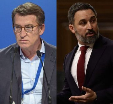 Encuestando's tweet image. 📊 ¿Que posible coalición prefieres que gobierne en España?

🔃 PSOE Y PODEMOS
♥️ PP Y VOX