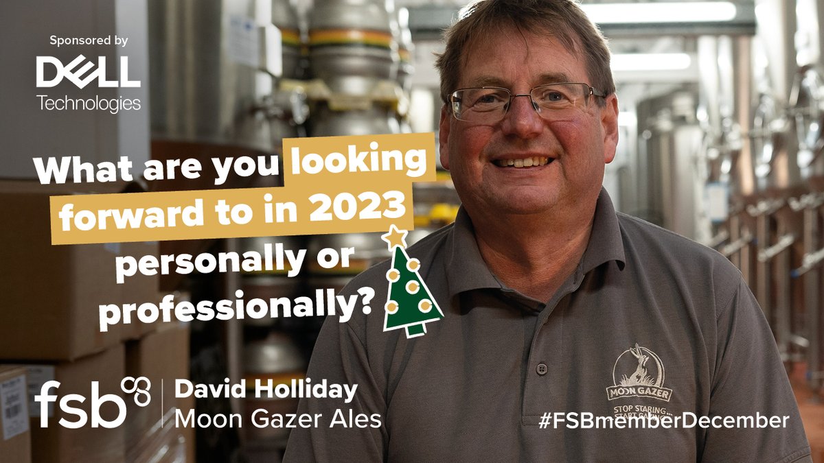 📣 LAST CHANCE TO WIN! We've loved reading all your comments this month. Thanks for getting involved and congratulations to our lucky winners. For #FSBmemberDecember day 17, sponsored by @DellUK, let us know in the comments👇 what you are looking forward to in 2023. 💻🎁🎄