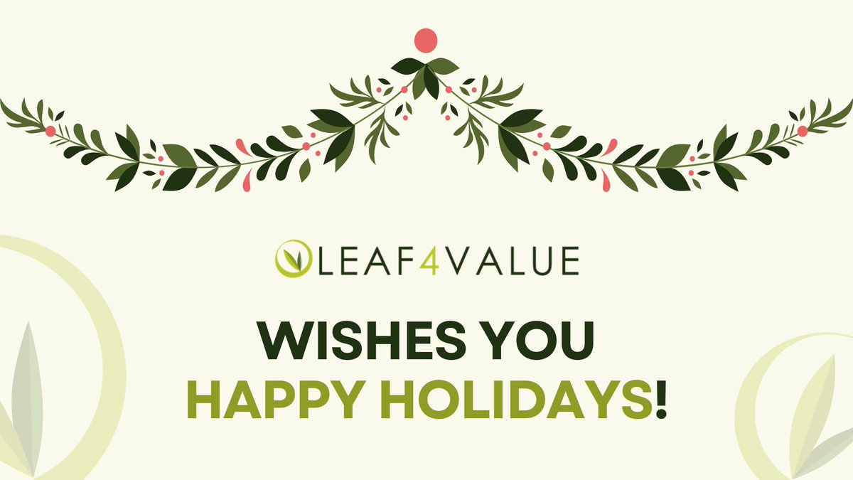 OLEAF4VALUE's tweet photo. 🌿🎄 Happy holidays from the #OLEAF4VALUE consortium!

This year we have advanced &amp; progressed significantly  with the project's results. We're closer to obtaining more concrete results and can't wait to see what 2023 has in store for the project! 🙌 https://t.co/eCozqJixFn https://t.co/n2w3XMQYBV
