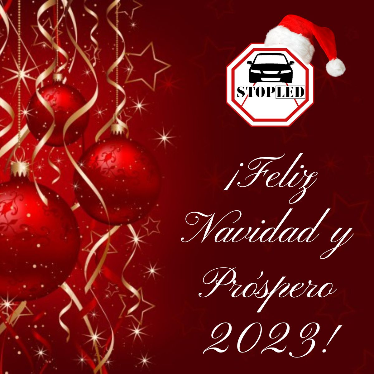 Stopledspain's tweet photo. ¡Desde STOPLED os deseamos una feliz Navidad y un próspero 2023!
#stopled #feliznavidad2022 #feliznavidad #navidad https://t.co/Ua40vhjndt