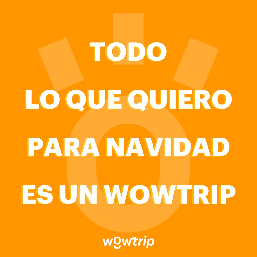 ¿Quién más ha pedido este año un Wowtrip en su lista de regalos? 🎄