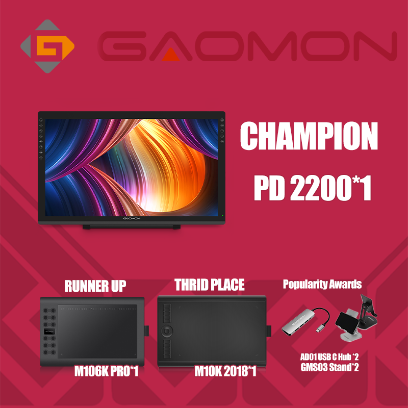 🎉To celebrate the arrival of 2023, GAOMON “2023 Season Of Whimsy and Wonder”Drawing Contest is about to start.🎈
🔗blog.gaomon.net/2023contest_wh…
⏰Time: 1st Jan- 10th Mar, 2023 

 * GAOMON pays the shipping fee , winners bear tax.

#gaomon #gaomonpainting #gaomon2023 #gaomoncontest
