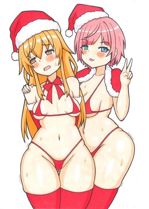 iengmgさんとyuhrrさんのエッチ絵です、申し訳程度のクリスマス要素を
誰向けのシチュかはお任せで・・・ 