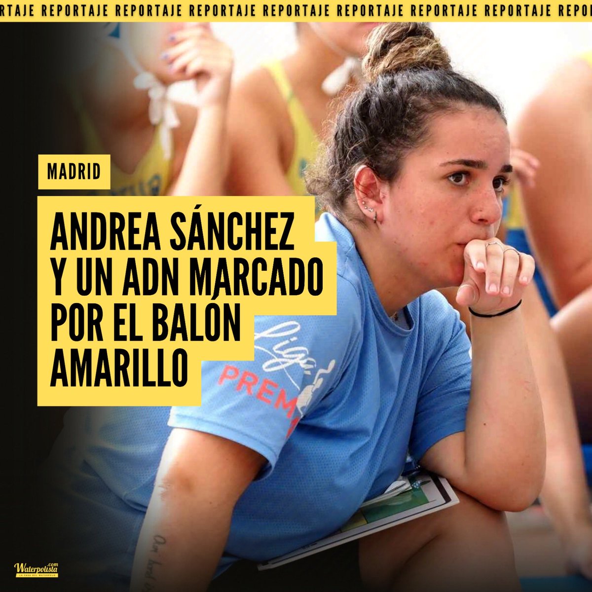 waterpolistacom's tweet photo. 📊 | ANÁLISIS | 

☑️'Andrea Sánchez y un ADN vinculado al balón amarillo, ahora como parte activa del staff técnico del CDN Boadilla madrileño' 

🚀Con muchas GANAS de crecer 
💥Orgullosa de la evolución del club 

✒️Informa @etoster 

🔗https://t.co/4UmwGRFXLf https://t.co/I6K9F6tq8f