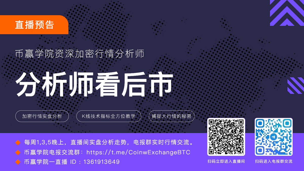 【深夜的V型反转能否带来新的机会破局？】

CoinW官方分析师--无涯：正在直播

点击观看：yizhibo.com/l/-unwrJg0uHm5…