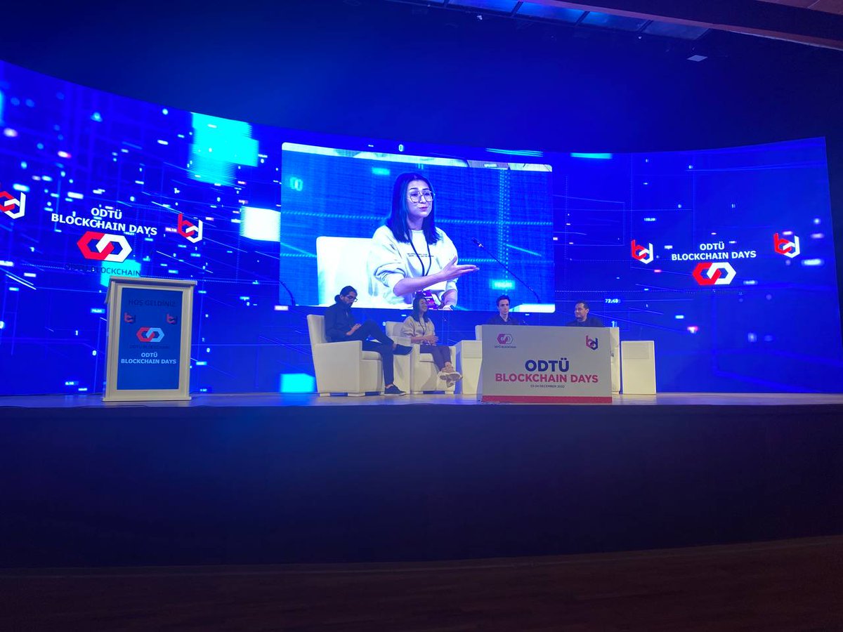 GHCResearch_'s tweet photo. Bugün #ODTÜ  @DaysBlockchain etkinliğindeyiz. Kaliteli etkinlik için organizasyonu yapan  tüm ekibe ve konuşmacılara teşekkür ederiz. Ekosistem birlikte daha güçlü.
 #GameFi  #Metaverse  #blockchain #Web3 https://t.co/iasz9FgtRW