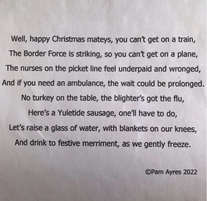 Pam Ayers. A Ode To The British Christmas.😥