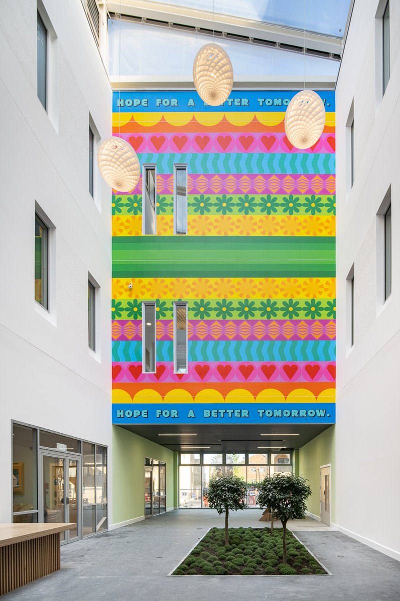 In 2021, we partnered with @Hospital_Rooms for their most ambitious project to date.

The charity commissioned world-class artists to work with our patients and staff to create 20 bespoke artworks for our new mental health facilities.

Read more here: swlstg.nhs.uk/about-the-trus…
