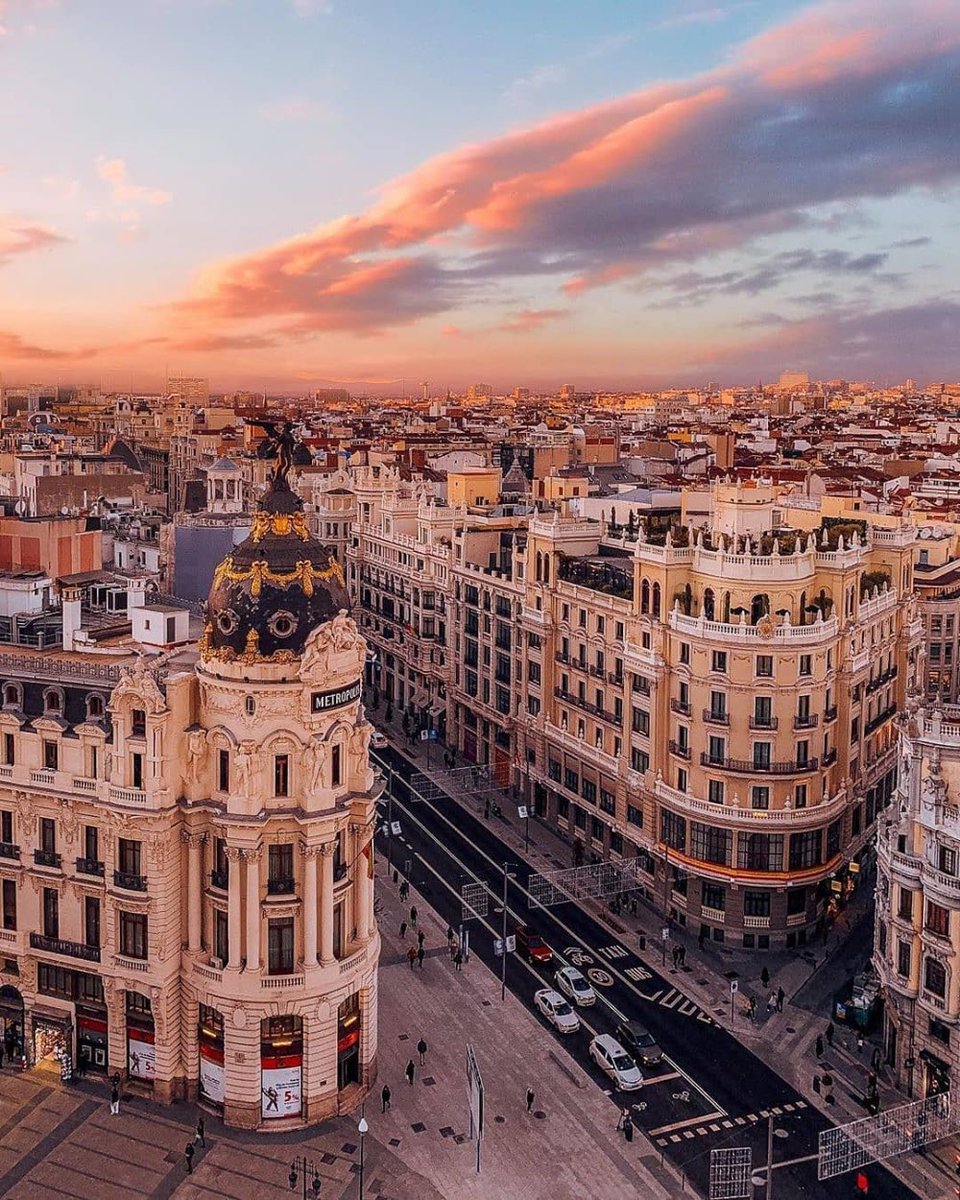 Sunset in Madrid