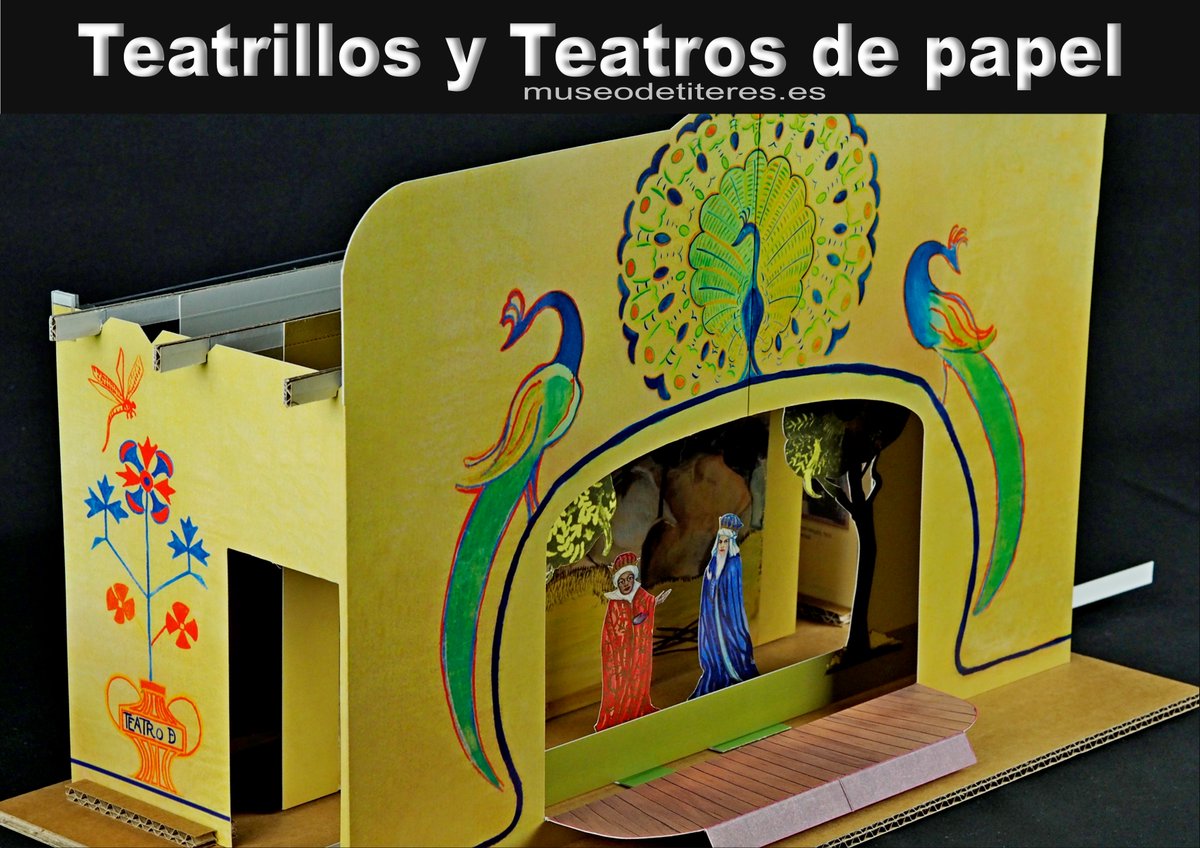 Teatro de papel "Misterio de los Reyes Magos"; figuras y decorados de Hermenegildo Lanz. 
tragaluz.info/teatrillos-y-t…