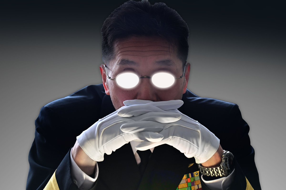 kane's tweet image. in awe of this official photo the commander of the JSDF 21st Air Group chose