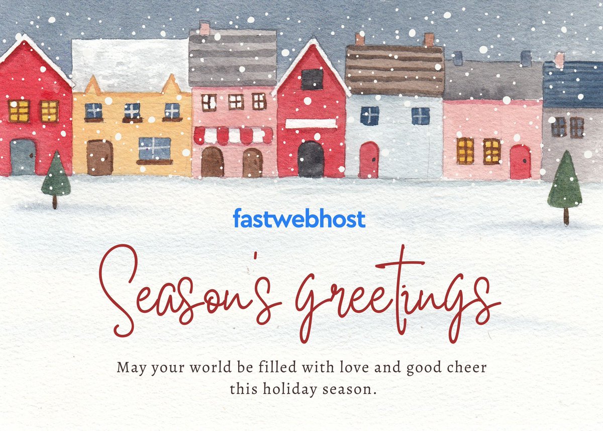 FastWebHoster's tweet image. Happy holidays! Wishing you and your family love, peace, and happiness! ☃️