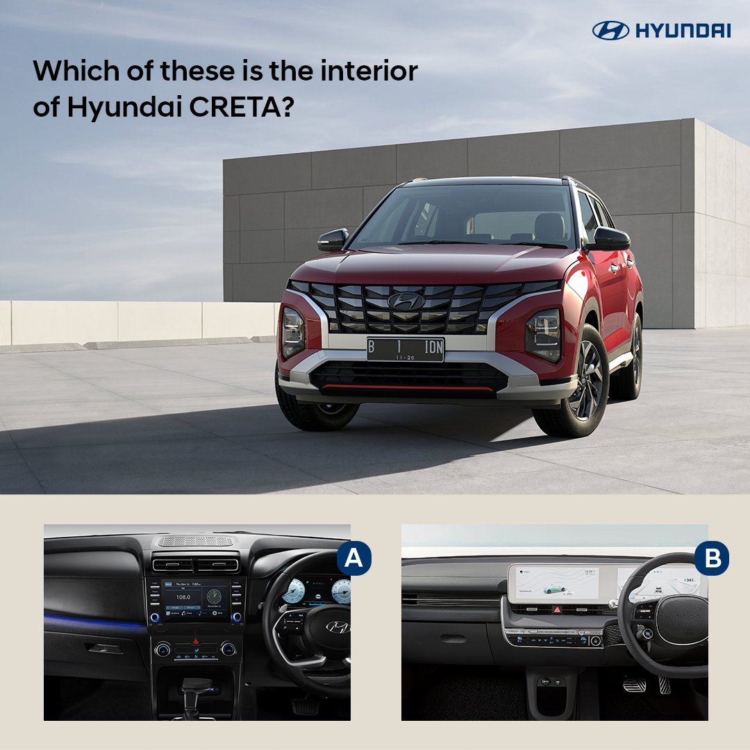 hyundaimotorid's tweet photo. Yuk tes pengetahuan Anda seputar Hyundai CRETA. Jawab kuisnya dan menangkan hadiahnya. Jangan lewatkan kesempatan Anda untuk dapatkan Hyundai x BTS Photocard!

Syarat dan ketentuan di bawah ini. Semoga beruntung!

#Hyundai #HyundaiIndonesia #CRETA #HyundaixBTSPhotocard https://t.co/ZBbVx9dTpc