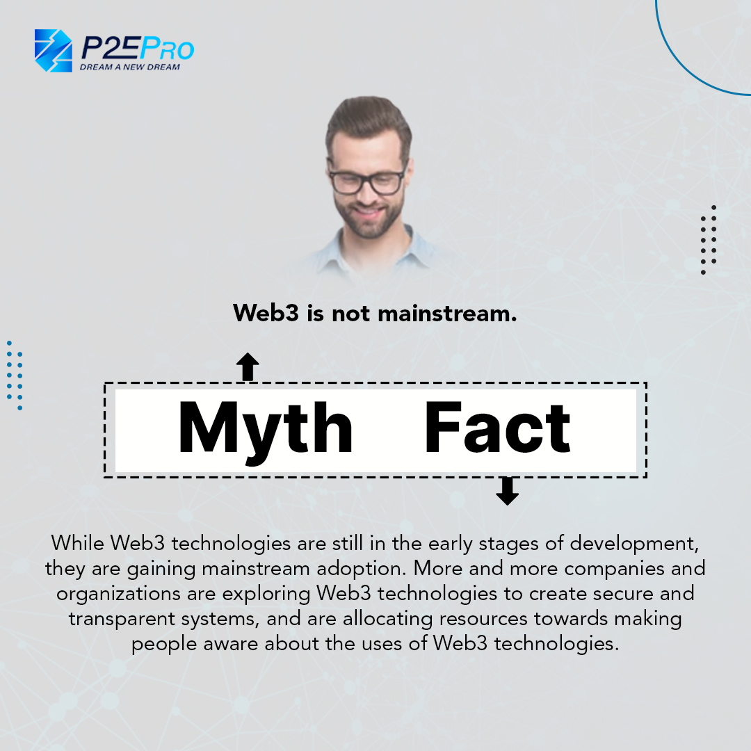 P2E_Pro's tweet photo. Busting Common myths you've always believed as "Facts"
#MythBusterFriday

#p2e #p2epro #web3 #blockchain #web3facts #web3development #web3news #web3community #mythbuster #mythbusterseries #mythbust https://t.co/1vj73p2tr2