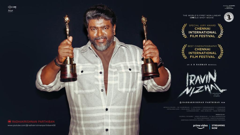 Iravin Nizhal has won 2 Awards in @icaf_chennai For Best Cinematography and Special Jury Award youtu.be/mISG9TazUtg Watch 'Documenting The World's First Non - Linear Single Shot film ' #Iravinnizhal youtu.be/z9RfJrqhfnE @rparthiepan @arrahman