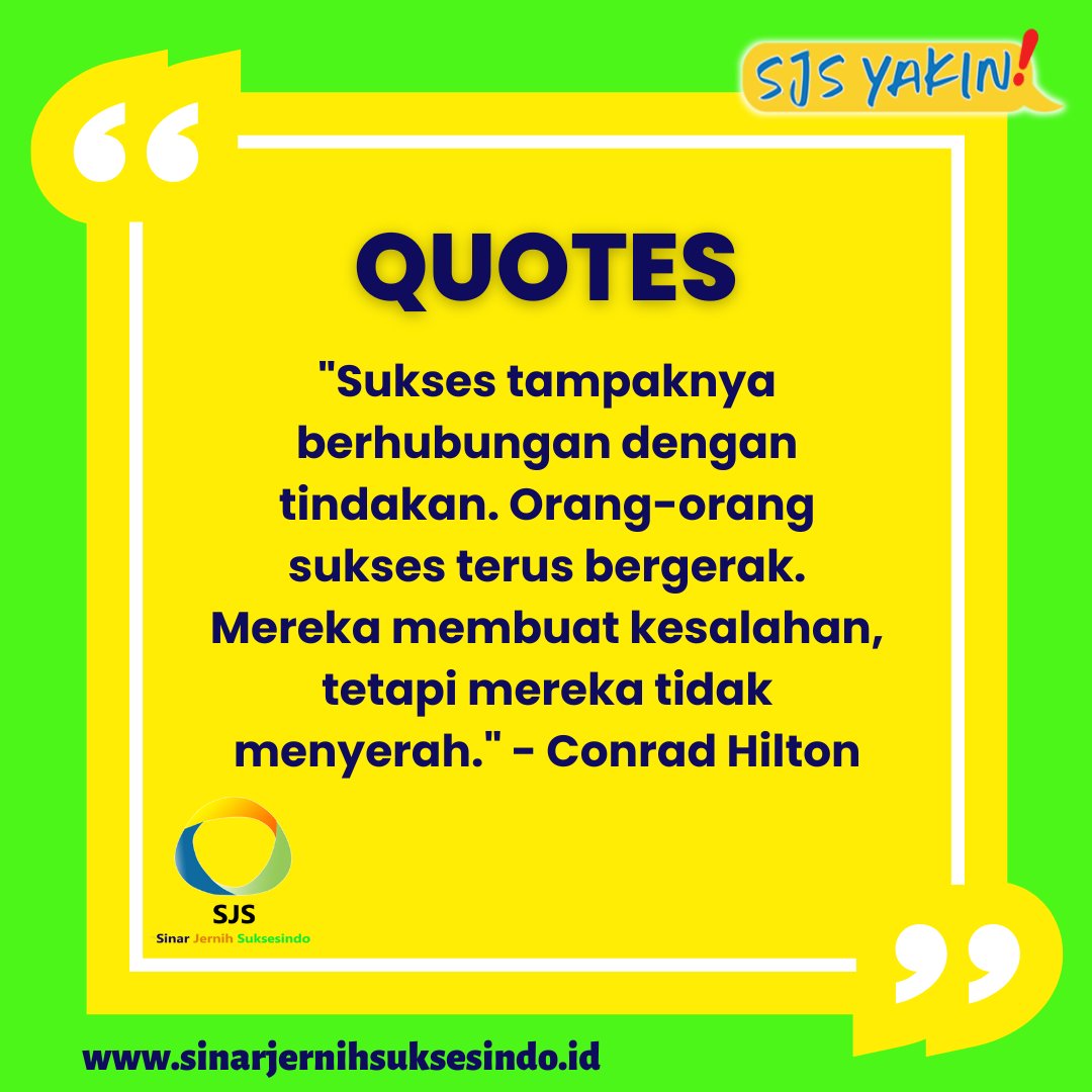 pt_sjs's tweet photo. Sukses bukan hanya sekedar diucapkan, namun untuk menjadi sukses butuh sebuah tindakan nyata. Intinya, tetap fokus dan semangat!!

#quotes #sinarjernihsuksesindo #sjs #kerjaplus #sjsplus https://t.co/yDdkuHsAyR