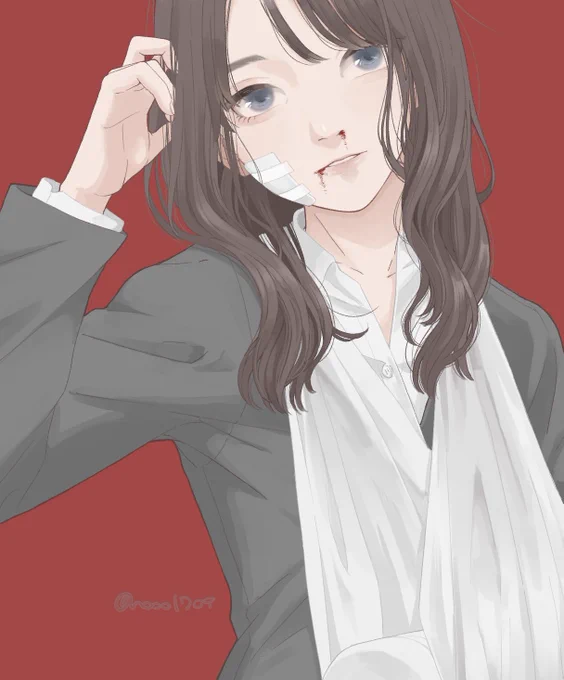 当麻紗綾  #イラスト