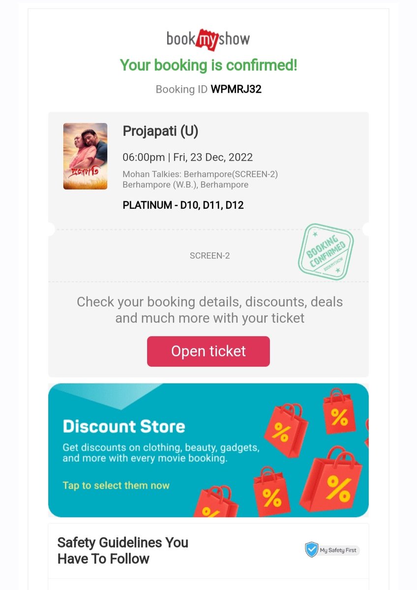 1st day 1st Show #Projapati 😍
Love you DEV DA 😘
<a href="/idevadhikari/">Dev</a> <a href="/DEV_PvtLtd/">-</a> <a href="/BengalTalkies/">Bengal Talkies</a> <a href="/isayantanroy/">Sayantan Roy</a>