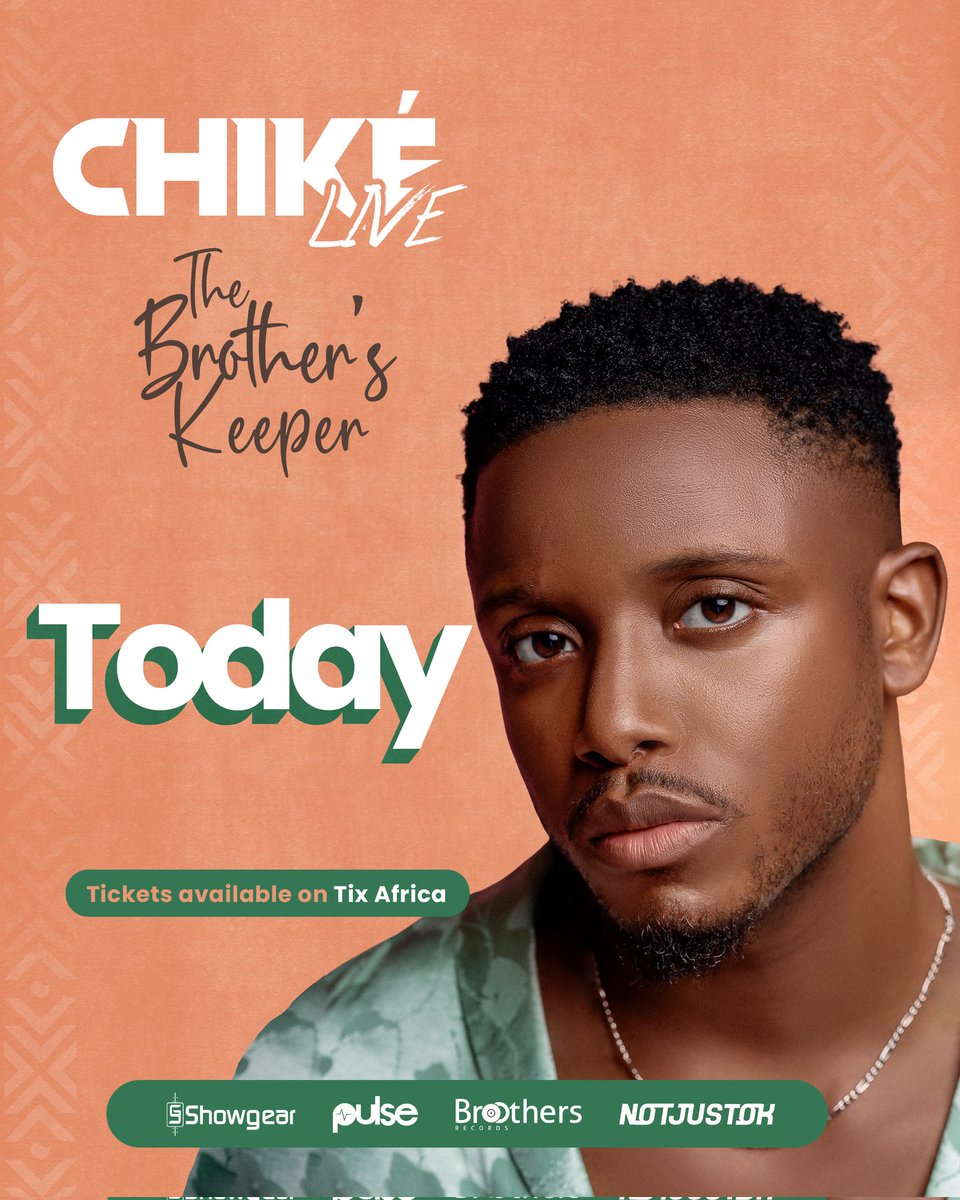 In 12 hours, I'll be having my most personal performance yet... Please, come early. See you there ❤️

Get your access for #ChikeLive 👉🏾 tix.africa/discover/chike…