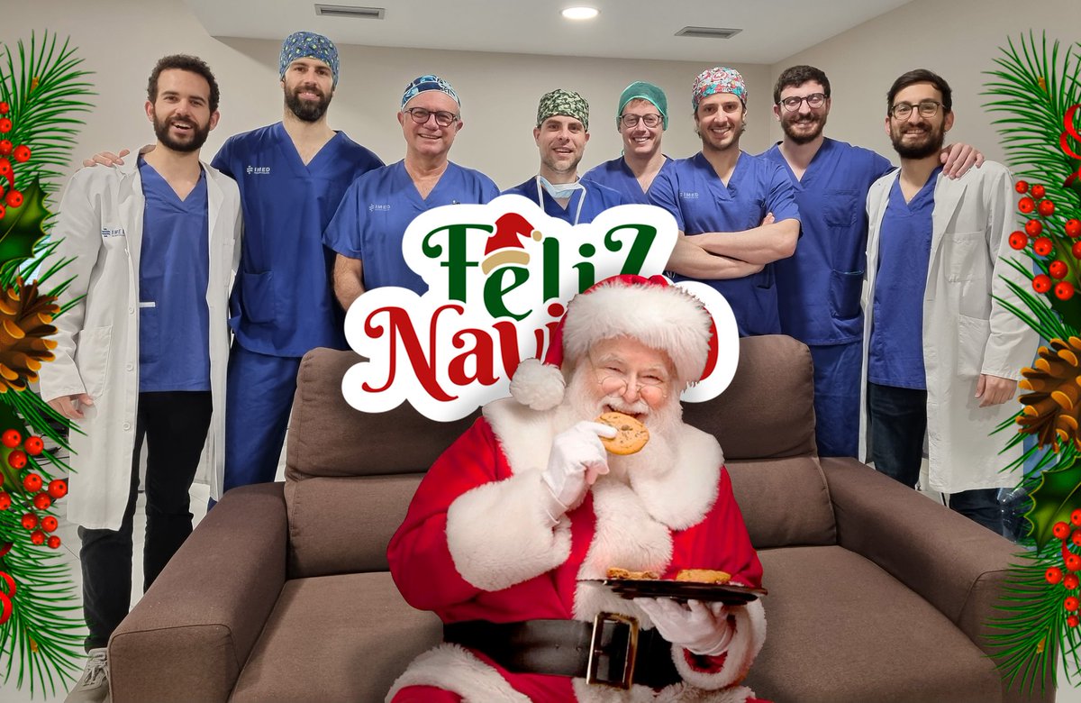Nuestro más saludable deseo a todos nuestros pacientes y compañeros: salud, empatía y felicidad.
Feliz Navidad y próspero 2023
#ServicioCOTDrSanchezAlepuz Drs. Sánchez-Alepuz, Díaz, Peregrín, Zurriaga, Catalá,  Miniño, Vila,  Aguilar. 
#HospitalIMEDValencia