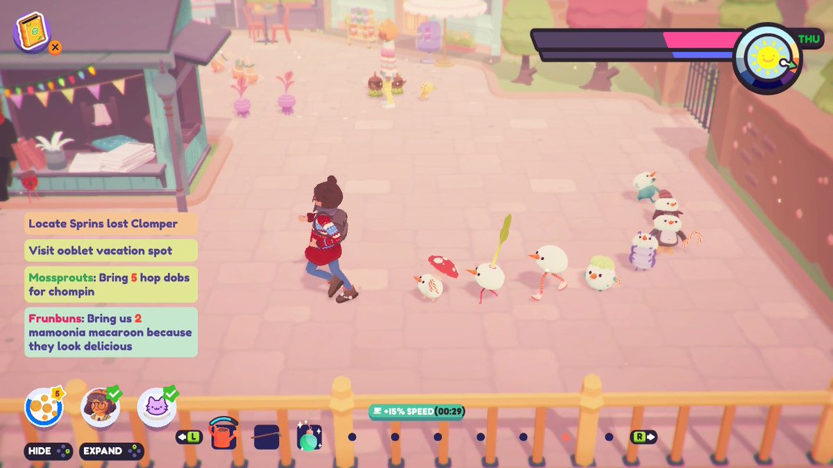 itslorne's tweet photo. this is my army of baby snowplops🫶🏻 i love them #ooblets https://t.co/ekXeFxX4Jg