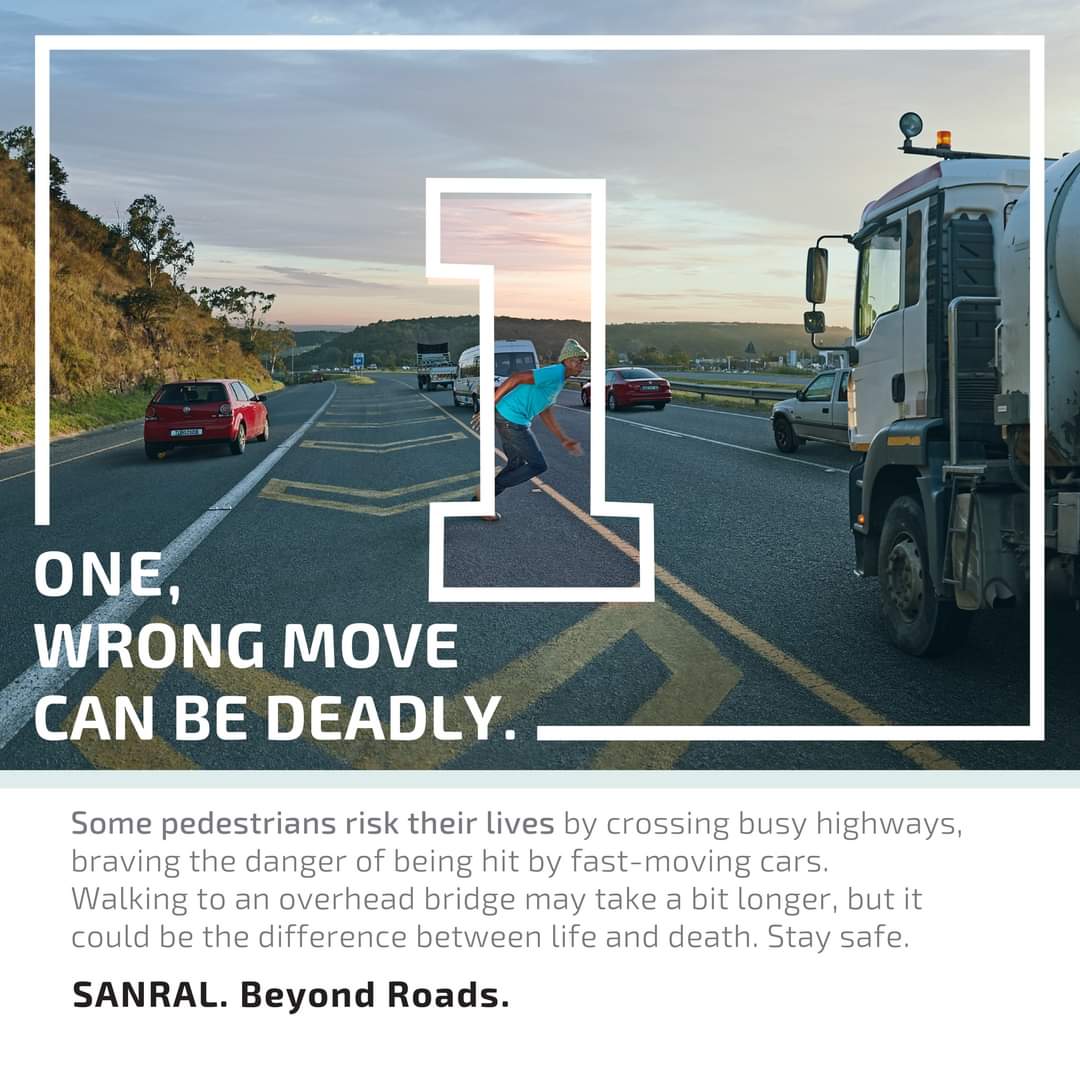 GP_CommSafety's tweet photo. One wrong move can be deadly. 
Some pedestrians risk their lives by crossing busy highways, braving the danger of being hit by fast-moving cars. Walking to an overhead bridge may take a bit longer, but it could be the difference between life and death. 
#LiveBeyondDecember https://t.co/aW4bKdGtPd