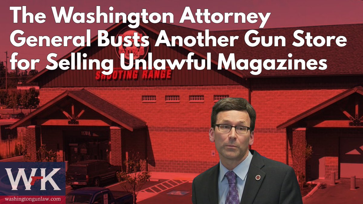 GunWashington's tweet photo. What is Bob Ferguson up to?  2nd #Washington gun store busted for selling magazines.  https://t.co/ixjUrKEf2Z https://t.co/8Q2L0x4Heu
