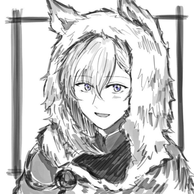 東バラッドのヒースでした(線汚くてすみません) https://t.co/IiRfE9RP16 