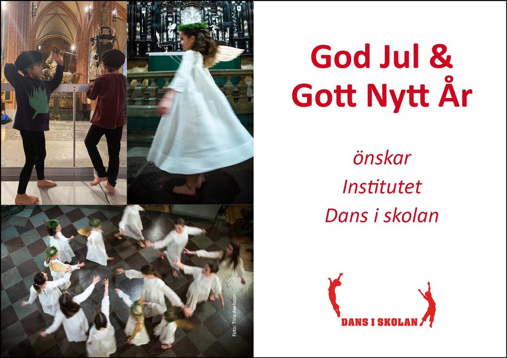 dansiskolan's tweet photo. God Jul &amp; Gott Nytt År önskar Stiftelsen Institutet Dans i skolan! https://t.co/BySsdnvH4W