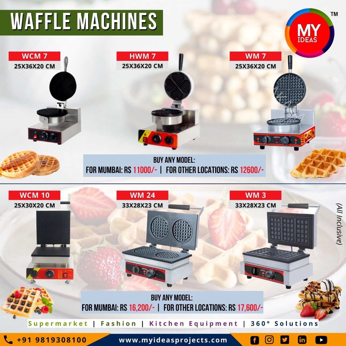 jay_myideas's tweet photo. CONVEYOR PIZZA OVEN, ELCTRIC PIZZA OVEN, ELECTRIC FRYERS and Chiller WAFFLE MACHINES.
Features:
*High performance
*Longer working life
*Easy to use
*Low maintenance
*Affordable prices
#Myideas #myideasprojects #myideasventures #supermarket #rotaryoven #pizzaoven #rotarybakery https://t.co/UzK4zjf6oA