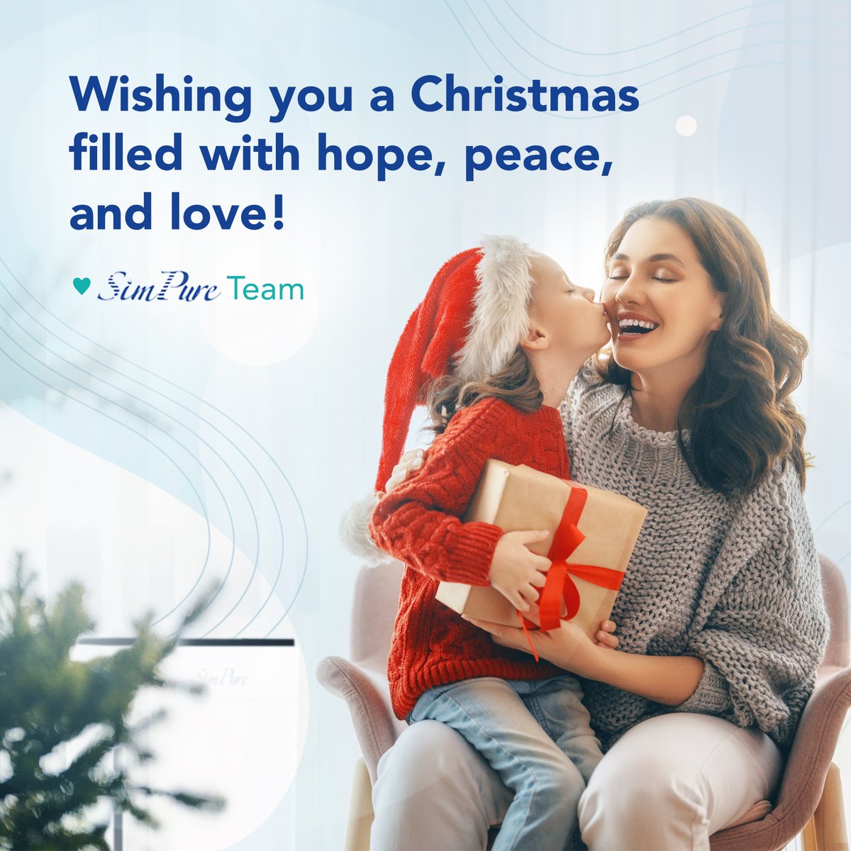 SimPure2's tweet photo. The best #Christmas #gifts come from the heart 🎁 but nothing cherishes your health like #SimPure does. Happiest of Christmas to you all! ✨
#simpurelife #merrychristmas https://t.co/1AvT01Qgco