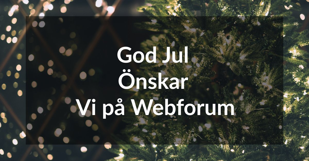 Webforum's tweet image. 