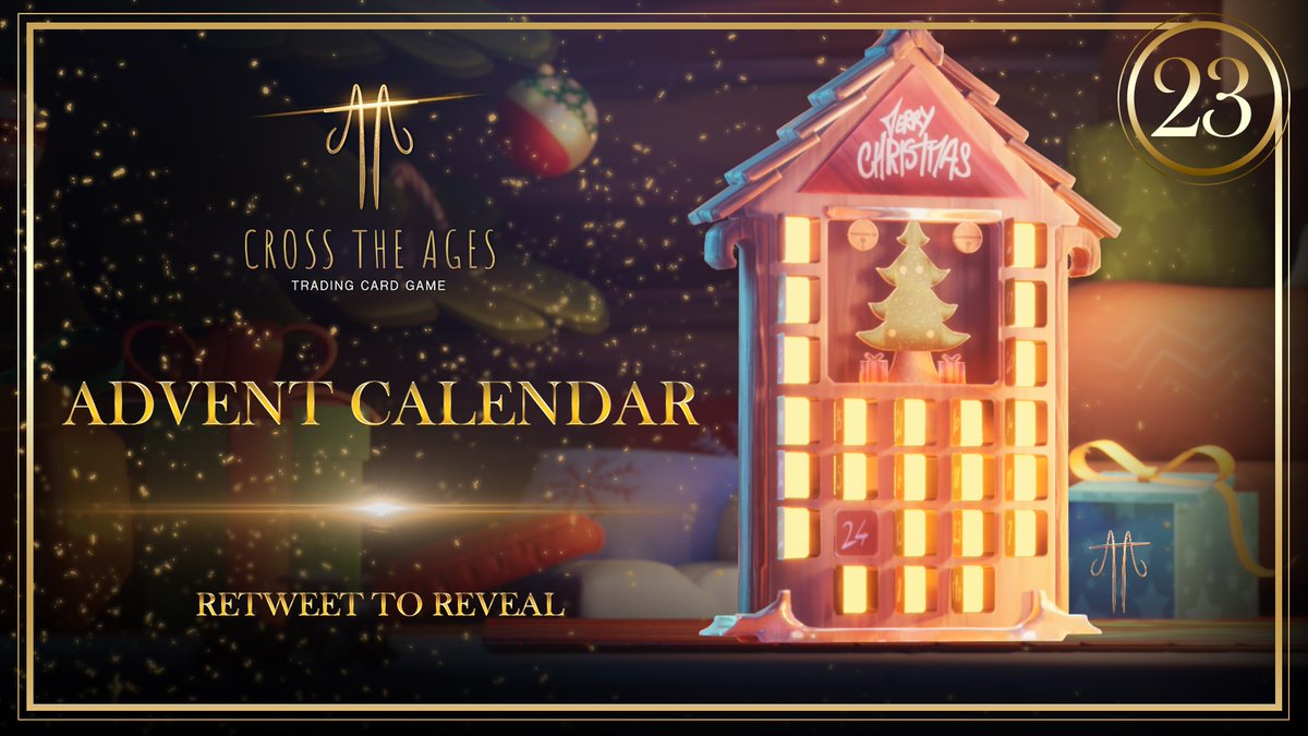 🎁 [DAY 23/24] CROSS THE AGES' ADVENT CALENDAR 🎁 

RETWEET to participate in the giveaway and REACH 850 RT 🔄 to have an additional GIFT! You have until 6pm CET to participate. 

Yesterday was bonus day, will you do it again?! 🤭